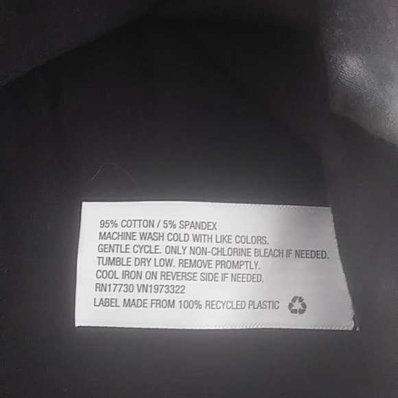 Wild Fable Women's Tie-Dye Crop Top Front Knot, Charcoal Black, Large - Picture 4 of 4